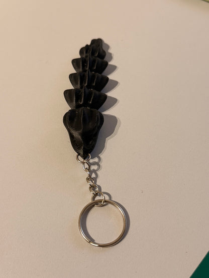 Porte-clés bébé dragon articulé imprimé en 3D, idée cadeau