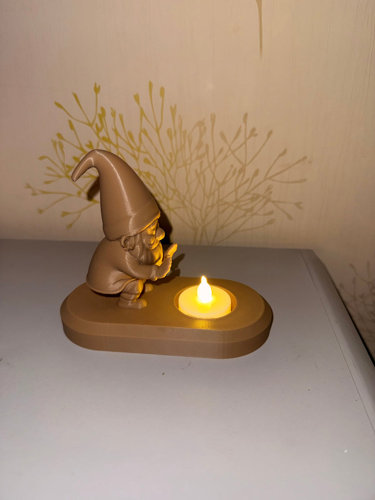 Porte-bougie lutin  – Décoration cocooning